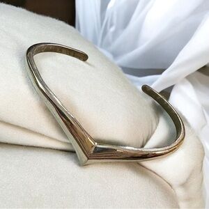 Vintage AVON Silver Tone Cuff Bracelet